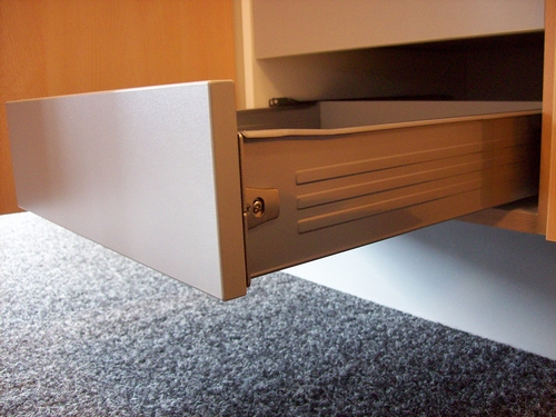 Complete lade(H=85) d=500mm Afwijkend tot 100cm rolgeleider