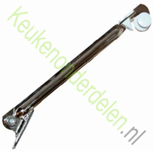 Opklapschaar vernikkeld om op te schroeven. LINKS