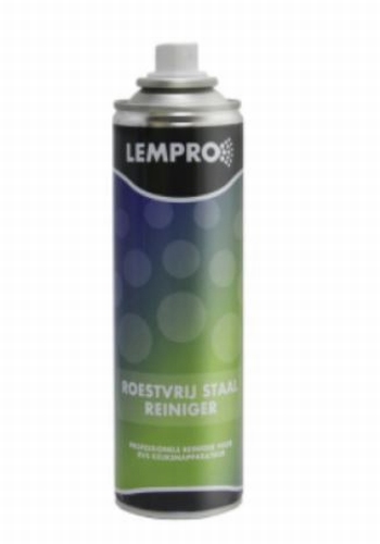 Lempro roestvrijstaal reiniger.