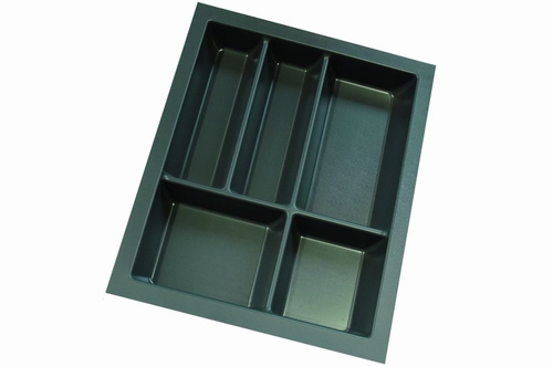 Bestekindelingen Linea. (brxd) 390 x 490 mm. Antraciet