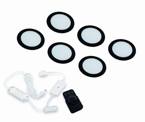 Hera FR-68 Dynamic led sets zwart - 24 V set van 6