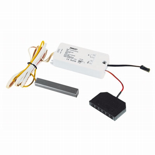 LED 12 Volt Touch dimmer/schakelaar rvs.