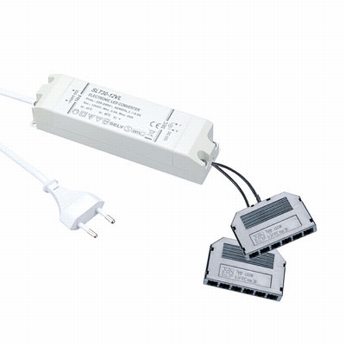 LED 12 Volt trafo 12 V/30 W dimbaar wit.