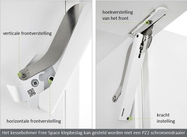 Free space type D  WIT  front gewicht 2,2 tot 9,3
