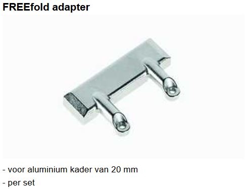 Freefold beslag Kessebohmer fronthoogte 520 tot 590 mm