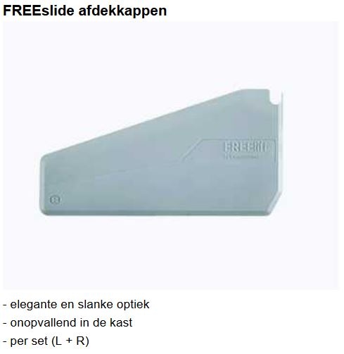 Freeslide beslag Kessebohmer kasthoogte 320 tot 360 mm