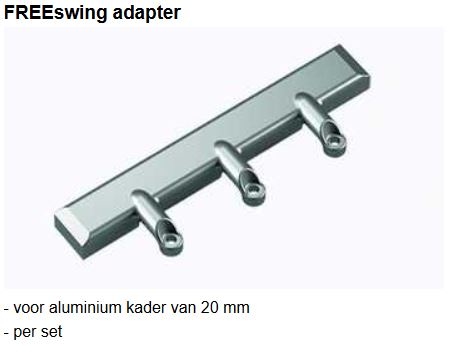 Freeswing Liftbeslag Kessebohmer S3sw (zie tabel)
