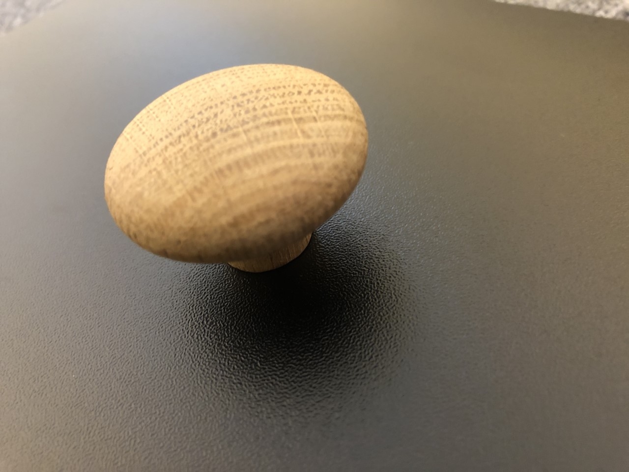 knop massief eiken hout ongelakt OP=OP
