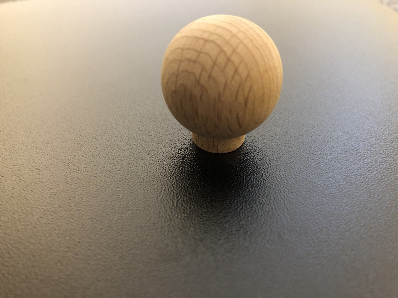 knopje massief beuken hout ongelakt OP=OP
