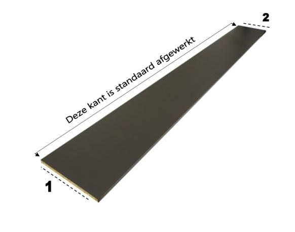 Plint hoogte 14,5 cm tot 19 cm  (Alleen af te halen)