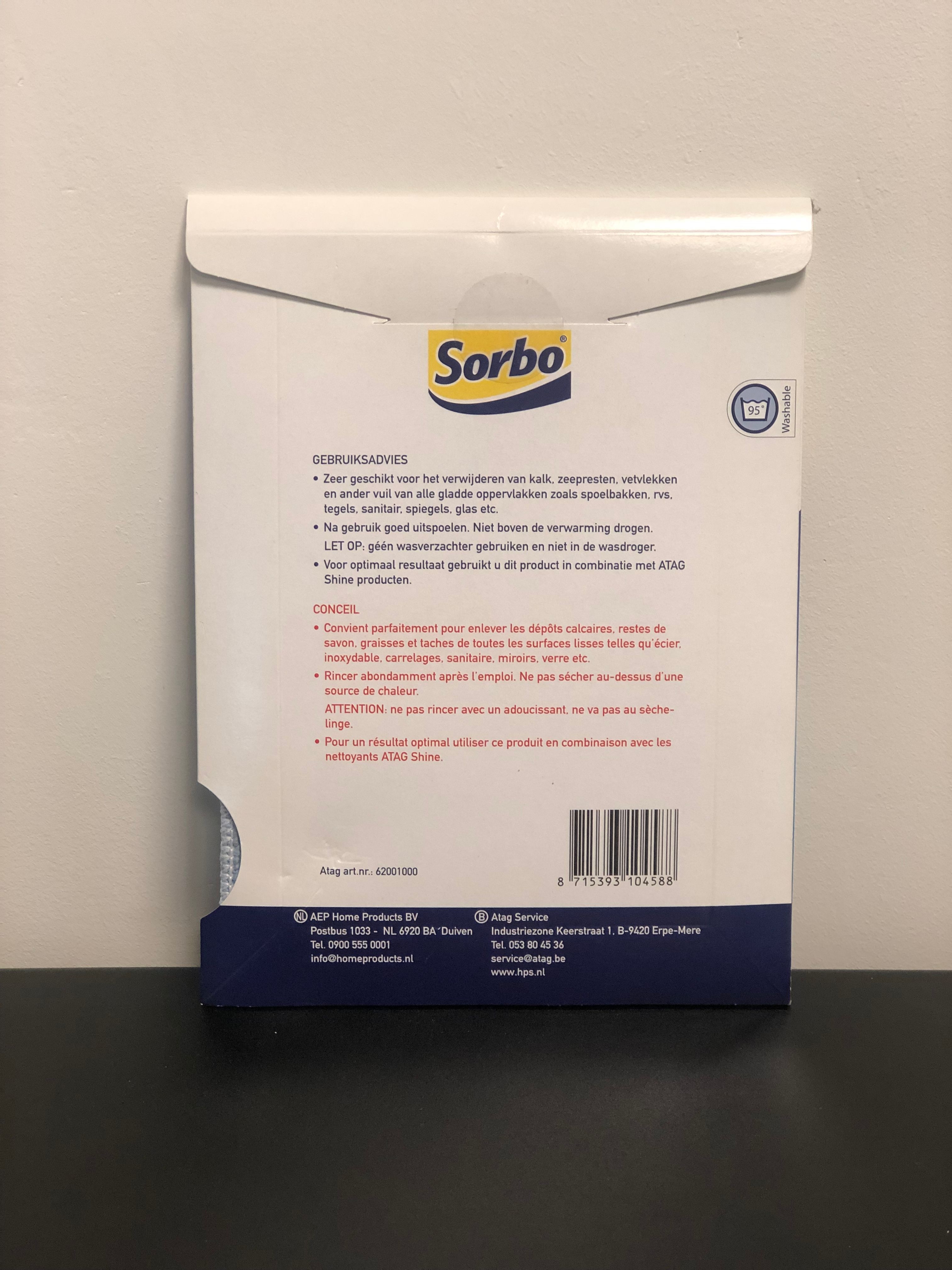 Sorbo ATAG Shine microvezel doek
