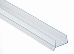 Transparant plintafdichtingsprofiel 18mm  (Lengte 4 meter)